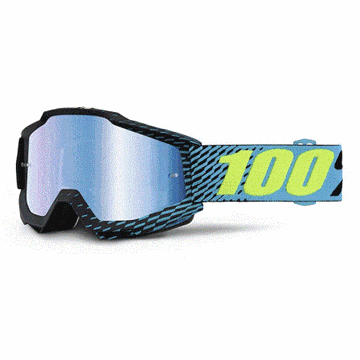 100 % Accuri  brille R-core blå - mirror Blue lens
